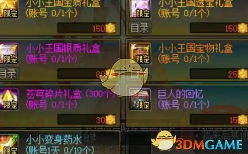 DNF小小王国历险记副本,DNF