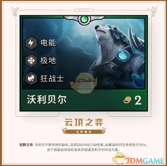 云顶之弈狂战士英雄介绍,LOL