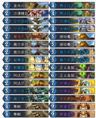 圣契光铸骑,炉石传说