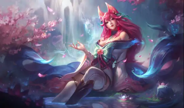 狐狸灵魂莲华皮肤效果预览,LOL