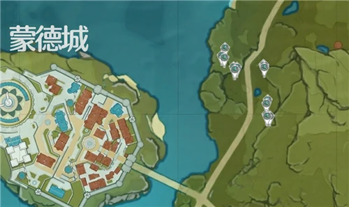 原神小灯草地图位置图,原神