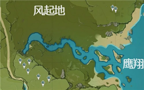 原神小灯草地图位置图,原神