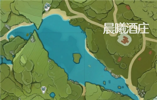 原神小灯草地图位置图,原神