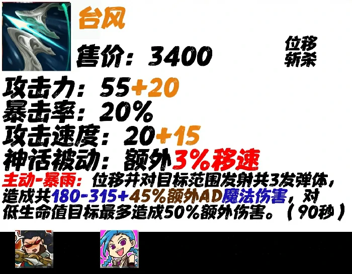 lol神话装备大全