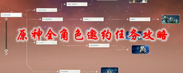 原神全角色邀约任务攻略,原神