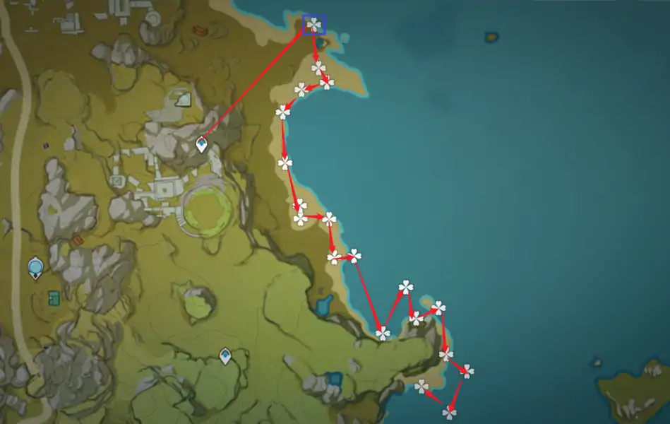 原神星螺采集路线怎么走,原神