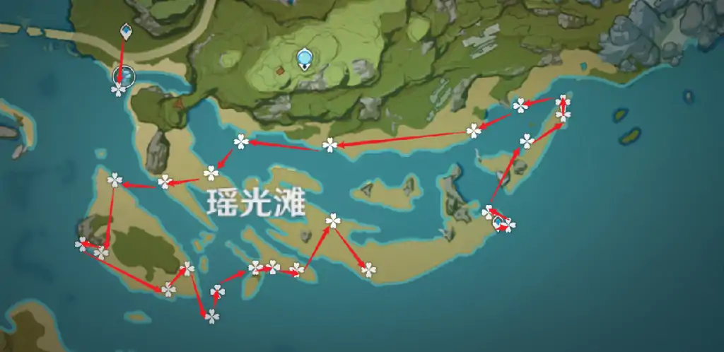 原神星螺采集路线怎么走,原神