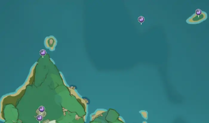 原神荒海雷神瞳位置坐标,原神