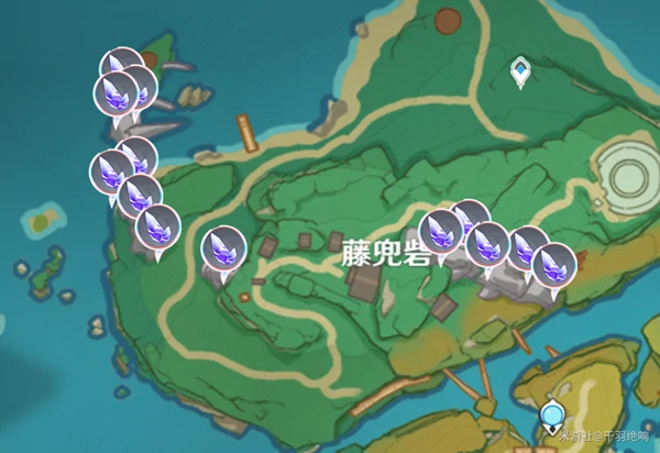 晶化骨髓采集路线,原神