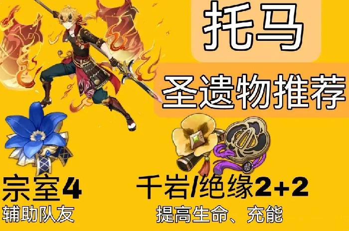 托马圣遗物推荐,原神