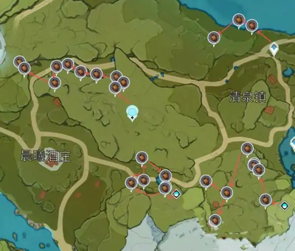 松果采集地点,原神