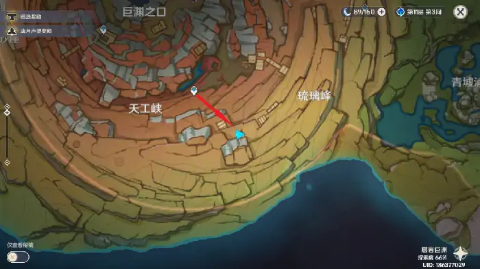 地下矿区铁门在哪,原神