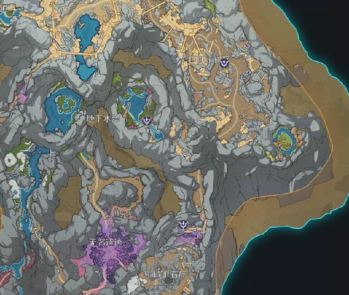 层岩巨渊地理志在哪,原神