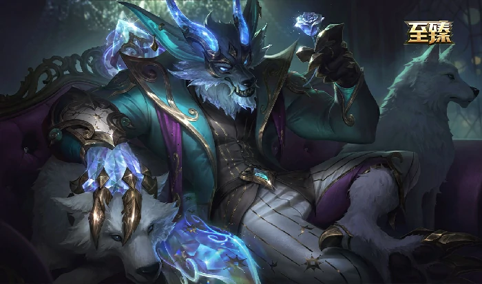 LOL北极星使者狼人至臻皮肤效果预览,LOL