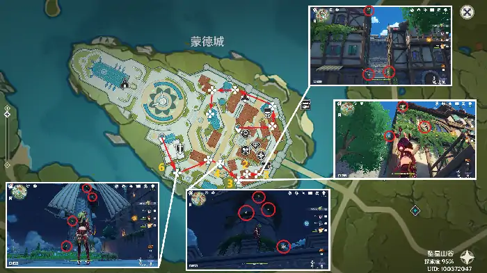 原神慕风蘑菇收集路线,原神