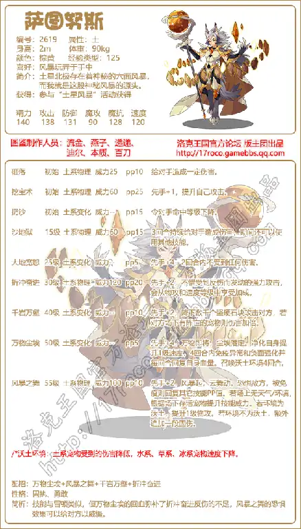 萨图努斯技能表