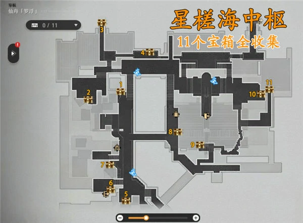 星槎海中枢宝箱位置大全,星穹铁道