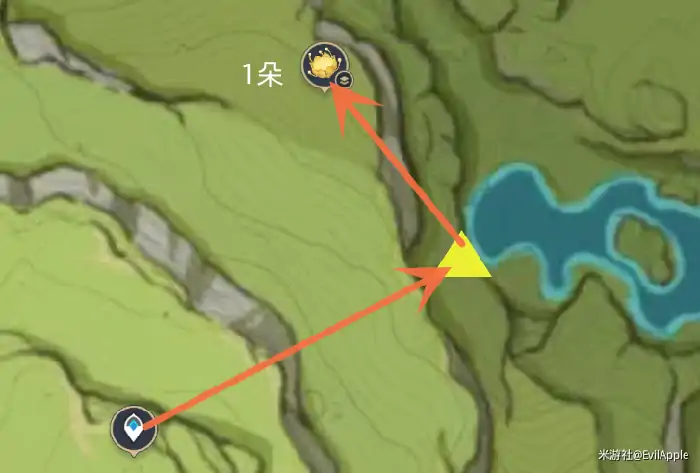 原神月莲快速路线收集,原神