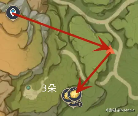 原神月莲快速路线收集,原神