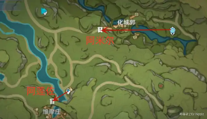 原神月莲快速路线收集,原神