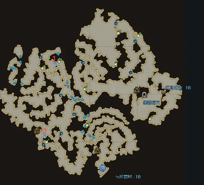 命运方舟红月印迹摩可可位置在哪,命运方舟