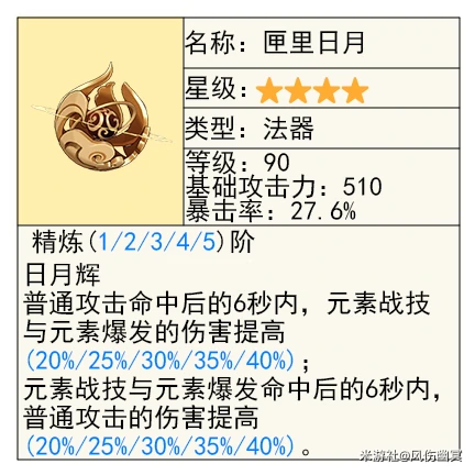 莱欧斯利武器推荐,原神