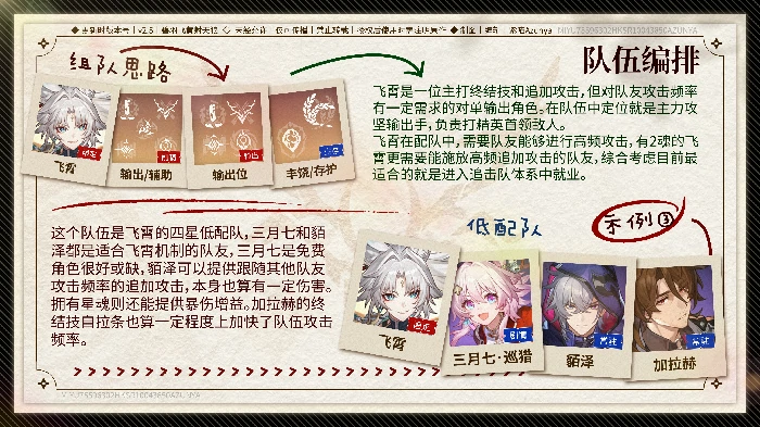 崩坏星穹铁道飞霄配队推荐,星穹铁道