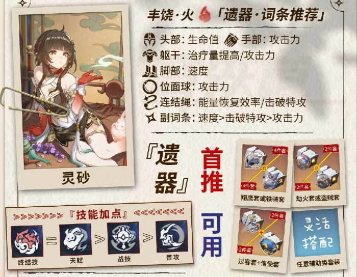 崩坏星穹铁道灵砂遗器推荐,星穹铁道