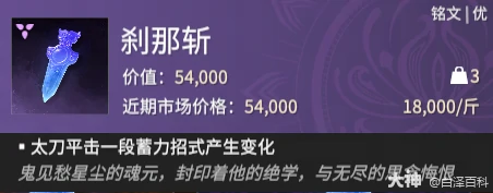 摸金模式刹那斩铭文效果一览,永劫无间