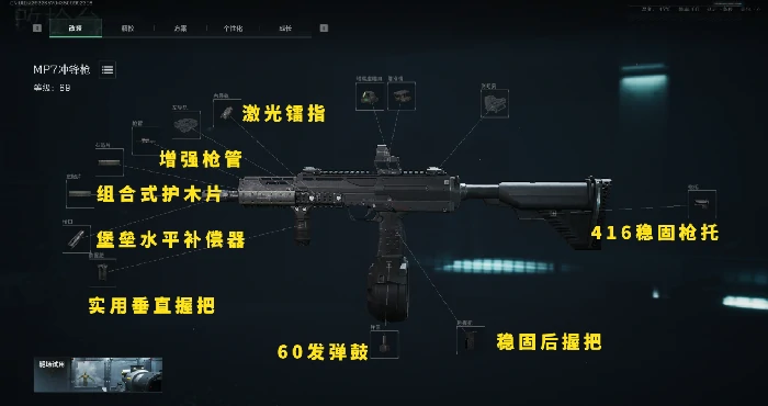 MP7改枪码分享,三角洲行动
