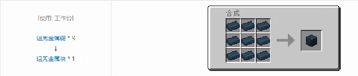 诡厄巫法建筑方块合成表大全我的世界