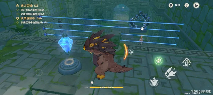 龙龙同游第二关攻略,原神