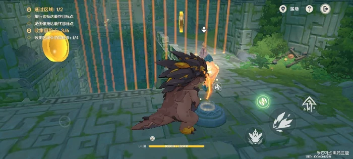 龙龙同游第二关攻略,原神