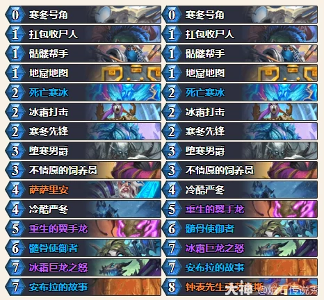 穿越时间流抢先乱斗冰dk卡组推荐,炉石传说