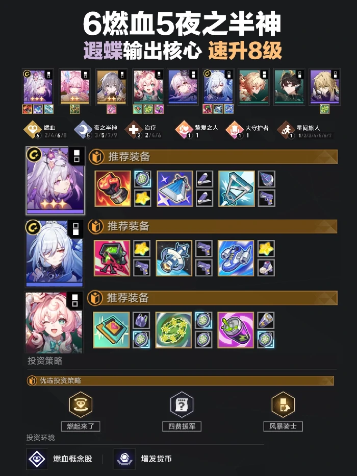 货币战争阵容推荐,星穹铁道