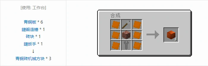 格雷科技社区版机器外壳合成表大全,我的世界