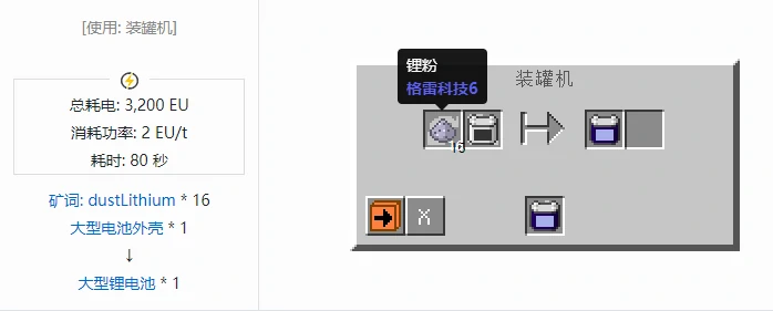 格雷科技社区版储电设备合成表大全我的世界