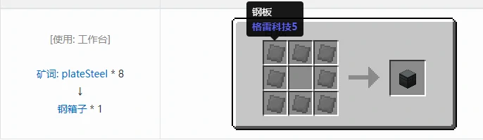格雷科技社区版容器合成表大全,我的世界