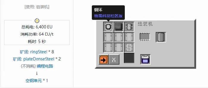 格雷科技社区版容器合成表大全,我的世界