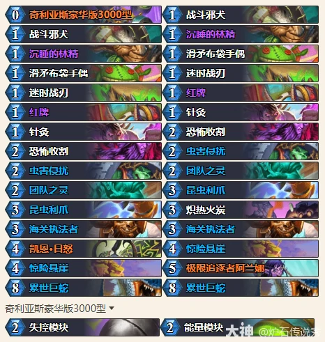 炉石传说CTTdevou休眠瞎卡组代码分享,炉石传说