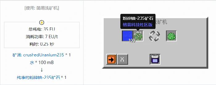 格雷科技社区版纯净的粉碎矿石合成表大全,我的世界