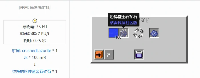 格雷科技社区版纯净的粉碎矿石合成表大全,我的世界