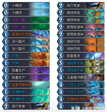 穿越时间流任务术卡组推荐,炉石传说