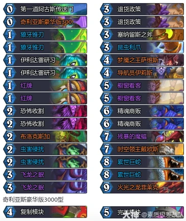 穿越时间流精魂DH卡组推荐,炉石传说