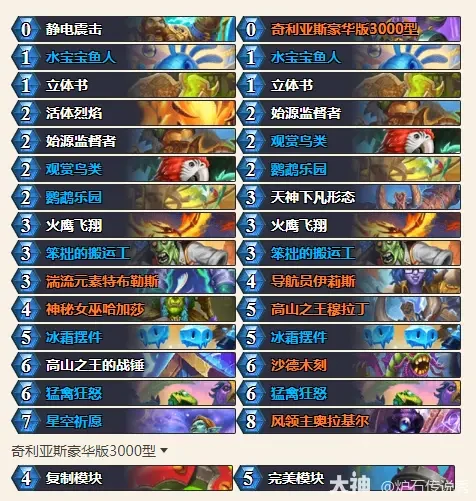 34.0.2节奏萨卡组推荐,炉石传说