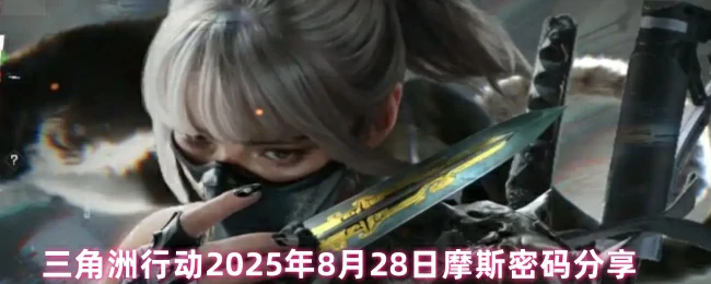 8月28日摩斯密码分享,三角洲行动