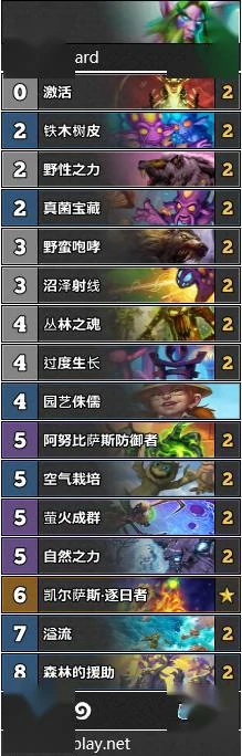 外域的灰烬全职业卡组,炉石传说