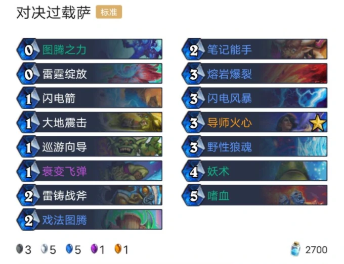 炉石传说魔法对决卡组大全,炉石传说