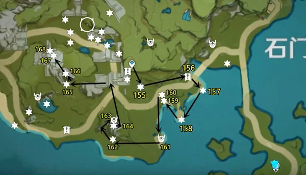 原神每日宝箱路线,原神