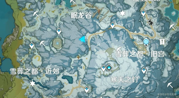 原神雪葬之都旧宫石碑在哪里,原神
